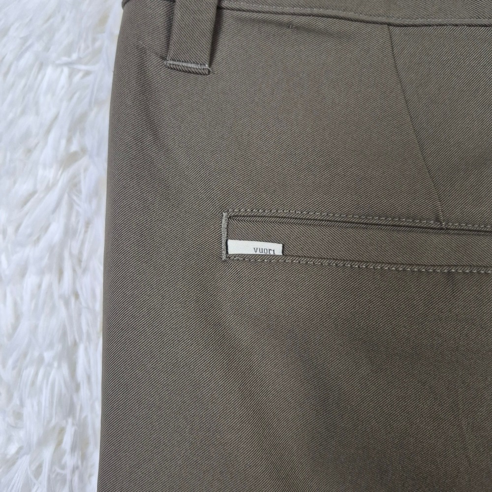 Vuori Cascade Chino Pant Mens 36 Dark Oregano Brown Technical Stretch V427 - Picture 5 of 12